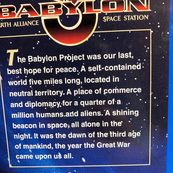 BABYLON 5 VIR COTTO HEAVY WARSHIP 1997 6 INCH Action Figure - Picture 9 of 12